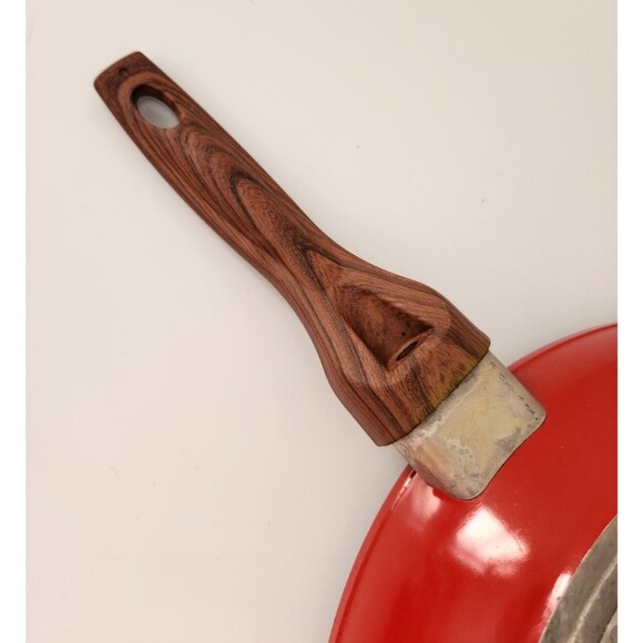 Phantom Chef 12-Inch Non Stick Fry Pan Aluminum Red Used - Picture 8 of 9